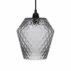De gros 🌟 Paris prix Lampe Suspension Déco "Lumi" 27cm Gris 🎉
