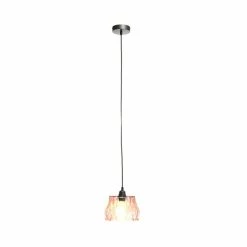 Sortie 💯 Paris prix Lampe Suspension Déco "Aurea" 19cm Rose 👏 -Atmosphera Soldes 4063074223368 4