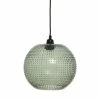 Coupon ❤️ Paris prix Lampe Suspension en Verre "Saturne" 23cm Vert ✨ -Atmosphera Soldes 4063074223443 1