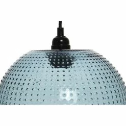 Sortie ⌛ Paris prix Lampe Suspension en Verre "Saturne" 23cm Bleu & Noir 🧨 -Atmosphera Soldes 4063074223450 3
