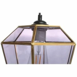 Budget 🤩 Paris prix Lampe Suspension Déco "Terias" 26cm Gris 🔔 -Atmosphera Soldes 4063074223603 3