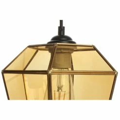 Tout neuf 🎁 Paris prix Lampe Suspension Déco "Terias" 26cm Orange 🛒 -Atmosphera Soldes 4063074223610 3