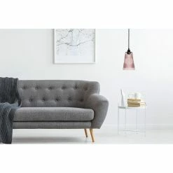 Coupon ✨ Paris prix Lampe Suspension Design "Palum" 14cm Violet 😉 -Atmosphera Soldes 4063074223771 2