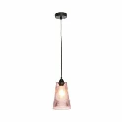 Coupon ✨ Paris prix Lampe Suspension Design "Palum" 14cm Violet 😉 -Atmosphera Soldes 4063074223771 4