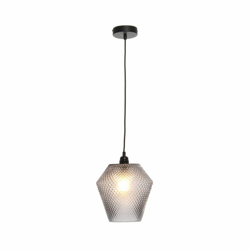 Coupon ⭐ Paris prix Lampe Suspension en Verre "Nomi" 27cm Gris ✨ 6 Coupon ⭐ Paris prix Lampe Suspension en Verre "Nomi" 27cm Gris ✨ – Image 4