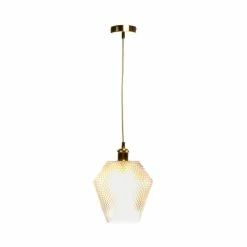 Vente flash ⭐ Paris prix Lampe Suspension en Verre "Nomi" 27cm Transparent 🛒 -Atmosphera Soldes 4063074223856 4