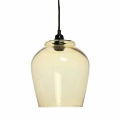 Tout neuf đ Paris prix Lampe Suspension en Verre "Sombra" 29cm Orange âš