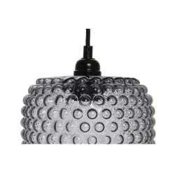 Bon marché 🧨 Paris prix Lampe Suspension en Verre "Irène" 27cm Gris ❤️ -Atmosphera Soldes 4063074224235 3