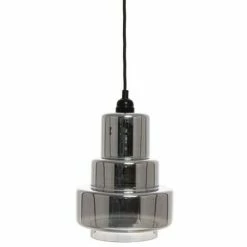 Le moins cher 🥰 Paris prix Lampe Suspension Design "Evy" 29cm Argent ✔️