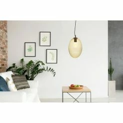 Les meilleures critiques de ✔️ Paris prix Lampe Suspension en Verre "Virgina" 36cm Ambre 👏 -Atmosphera Soldes 4063074256724 2