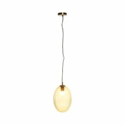 Les meilleures critiques de ✔️ Paris prix Lampe Suspension en Verre "Virgina" 36cm Ambre 👏 -Atmosphera Soldes 4063074256724 4