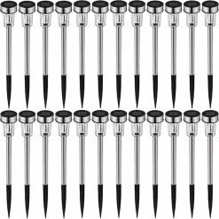 Promo ✨ Tectake Lot de 24 lampes solaires LED lumière colorée 🥰