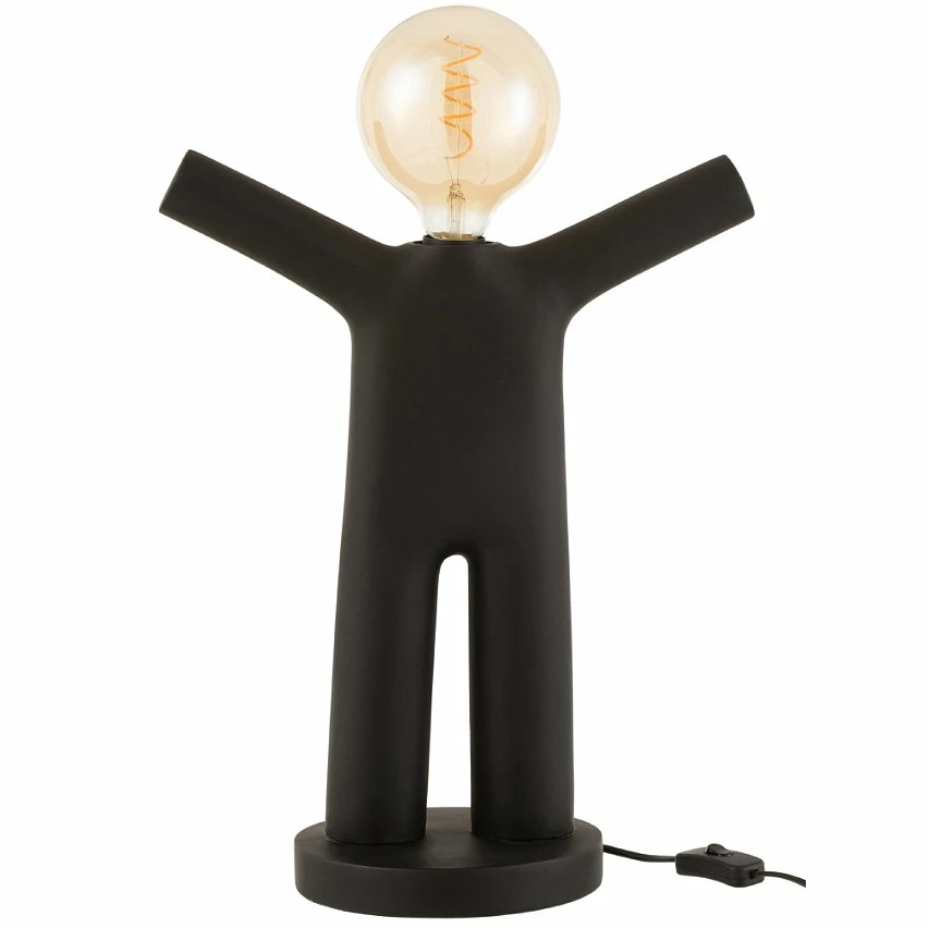 Meilleure affaire đ Paris prix Lampe Bonhomme en RĂ©sine Noire đ„ 3 Meilleure affaire đ Paris prix Lampe Bonhomme en RĂ©sine Noire đ„