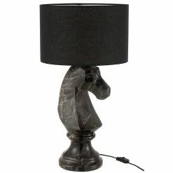 Grosses soldes ⭐ Jolipa Lampe pièce échec aspect marbre 😀