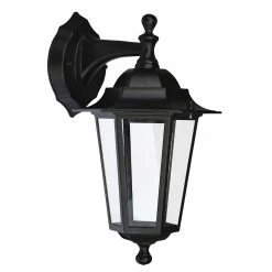 Bon marché 👍 I-Watts Outdoor Lighting APPLIQUE DESCENDANTE E27 60W - NOIR 😍