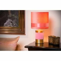 Bon marché ⌛ Lampea Lampe de table vintage Ø 18 cm 1xE14 Steff 🌟 -Atmosphera Soldes 5411212105288 4