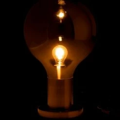 Le moins cher 👏 Paris prix Lampe à Poser Design "Global" 50cm Gris & Argent 🥰 -Atmosphera Soldes 5415203963307 3