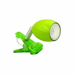 De gros ⌛ Paris prix Spot à Pince Orientable LED "Ara" 17cm Vert 🎉