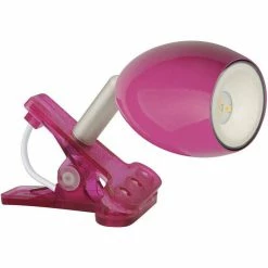 Sortie ✨ Paris prix Spot à Pince Orientable LED "Ara" 17cm Rose ✨