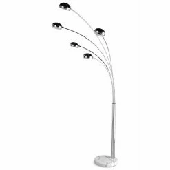 Tout neuf ✨ Kokoon Design Lampadaire Design "Five" 200cm Chrome 👍