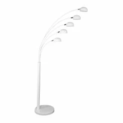Tout neuf ✨ Kokoon Design Lampadaire Design "Five" 200cm Chrome 👍 -Atmosphera Soldes 5420072009049 1