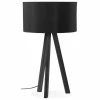 Budget 😍 Paris prix Lampe à Poser Design "Mala" 64cm Noir 🤩 -Atmosphera Soldes 5420072079011 1