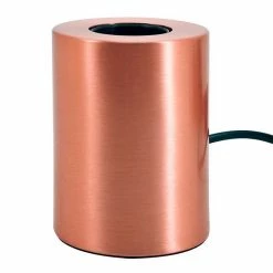 Bon marché 🧨 Paris prix Socle de Lampe à Poser Design "Naro" 10cm Cuivre 🔔