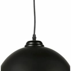Promo 😍 Paris prix Lampe Suspension Boule Design "Degla" 30cm Noir ⭐ -Atmosphera Soldes 5420072083797 4