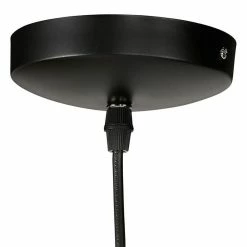 Promo 😍 Paris prix Lampe Suspension Boule Design "Degla" 30cm Noir ⭐ -Atmosphera Soldes 5420072083797 5