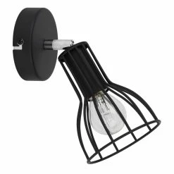 Budget 🧨 Paris prix Spot Mural Classique "Megan" 18cm Noir 😀