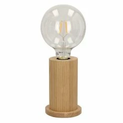 Acheter 🎁 Paris prix Lampe à Poser en Bois "Tasse" 16cm Chêne Huilé ✔️