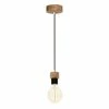 Le moins cher 🧨 Paris prix Lampe Suspension Déco "Clarte" 90cm Chêne Huilé ⭐ -Atmosphera Soldes 5903313991629 1