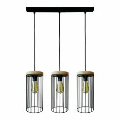 Top 10 💯 Paris prix Lampe Suspension 3 Têtes "Gunnar" 135cm Noir 🤩