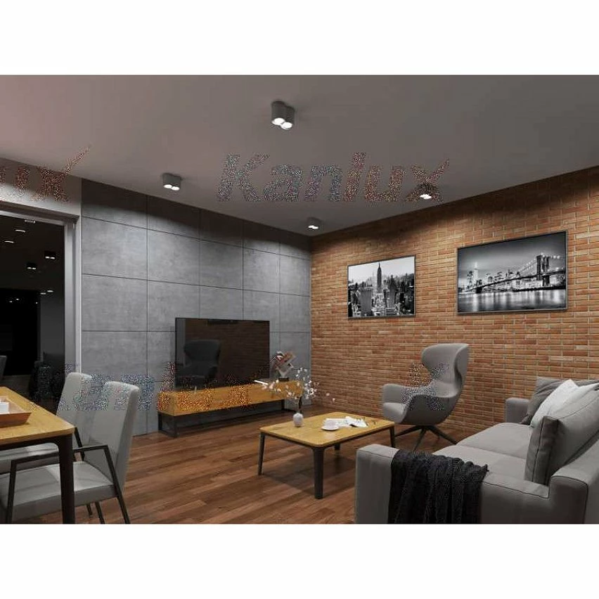 Coupon ⭐ Kanlux Plafonnier en Saillie BORD Double GU10 Orientable - Aluminium Brossé ❤️ 5 Coupon ⭐ Kanlux Plafonnier en Saillie BORD Double GU10 Orientable - Aluminium Brossé ❤️ – Image 3