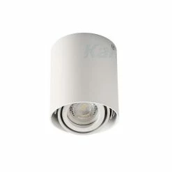 Coupon 🧨 Kanlux Plafonnier saillie rond pour 1 ampoule GU10 Blanc mat ⭐