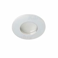 Le moins cher 💯 Kanlux Support de spot encastrable perçage 71-74mm - étanche IP44 rond Chrome 🔥