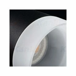 Meilleure vente 🔥 Kanlux Plafonnier saillie rond pour 1 ampoule GU10 Noir 🧨 -Atmosphera Soldes 5905339290410 4