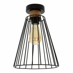 Acheter đ Paris prix Plafonnier Design "Gunnar" 31cm Noir đ€©