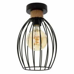 Meilleur prix â Paris prix Plafonnier Design "Gunnar" 29cm Noir đ