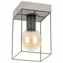 Les meilleures critiques de 🎁 Paris prix Plafonnier Design "Gretter" 22cm Gris & Noir 🌟