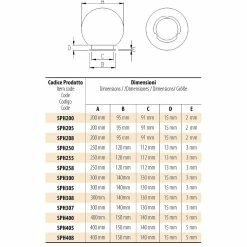 Sortie ⌛ VELAMP Sphère d'extérieur en PMMA, 250mm, E27, transparente 💯 11 Sortie ⌛ VELAMP Sphère d'extérieur en PMMA, 250mm, E27, transparente 💯 -Atmosphera Soldes 8003910106345 4