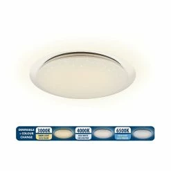 Meilleure affaire đ VELAMP STARRY: Plafonnier rond, LED 36W, 2600lm, Ă46cm. Changement de couleur et tĂ©lĂ©commande đ 9 Meilleure affaire đ VELAMP STARRY: Plafonnier rond, LED 36W, 2600lm, Ă46cm. Changement de couleur et tĂ©lĂ©commande đ -Atmosphera Soldes 8003910106536 2