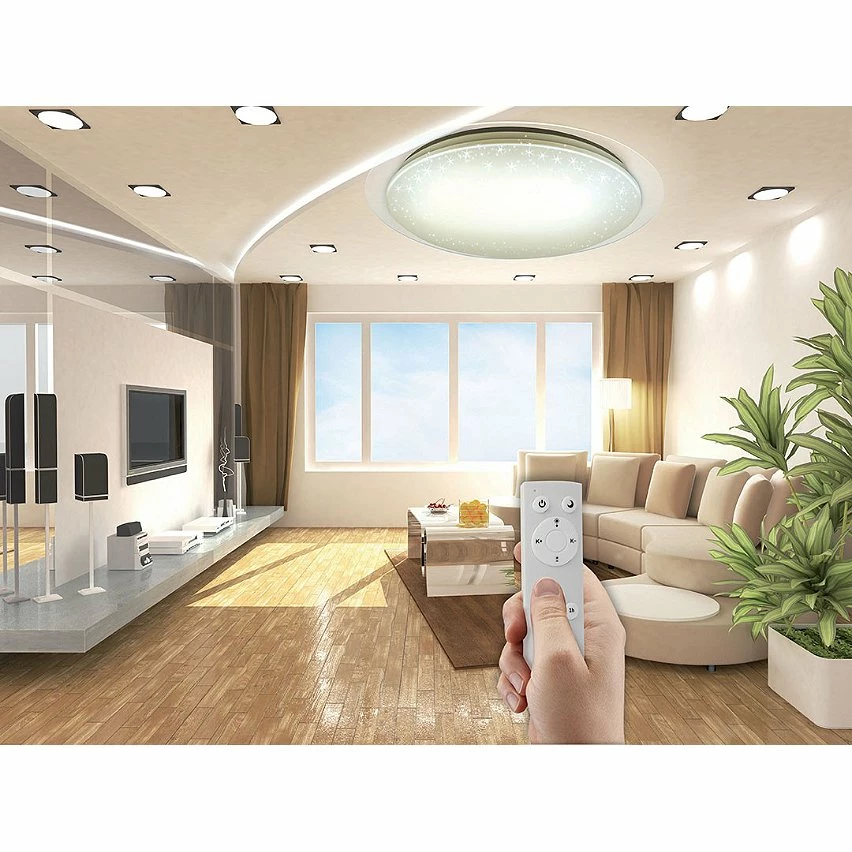 Meilleure affaire đ VELAMP STARRY: Plafonnier rond, LED 36W, 2600lm, Ă46cm. Changement de couleur et tĂ©lĂ©commande đ 7 Meilleure affaire đ VELAMP STARRY: Plafonnier rond, LED 36W, 2600lm, Ă46cm. Changement de couleur et tĂ©lĂ©commande đ â Image 5