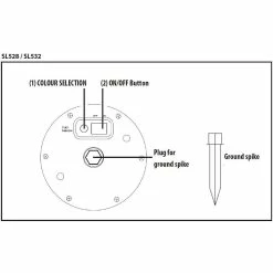 De gros 🥰 VELAMP SOLAR NOVA : Sphère LED RGB à recharge solaire 25 cm ❤️ -Atmosphera Soldes 8003910106789 6