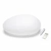 Top 10 ⌛ VELAMP SOLAR STONE: Pierre lumineuse LED (blanc + RGB) à recharge solaire. Avec télécommande 🔥 -Atmosphera Soldes 8003910106796 1