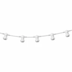 Le moins cher 👍 VELAMP PARTY LIGHT: Guirlande IP44 prolongeable 20m, 20 douilles E27, blanc 😀 -Atmosphera Soldes 8003910107113 6