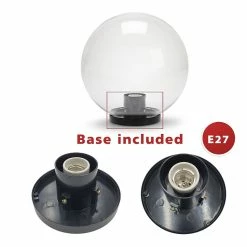 Sortie ⌛ VELAMP Sphère d'extérieur en PMMA, 250mm, E27, transparente 💯 10 Sortie ⌛ VELAMP Sphère d'extérieur en PMMA, 250mm, E27, transparente 💯 -Atmosphera Soldes 8003910107250 3