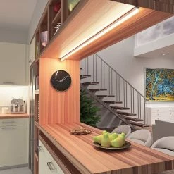 Vente flash ⭐ VELAMP DURANDAL: Réglette 26 LED T5 4W 31cm avec interrupteur, 4000K 🌟 -Atmosphera Soldes 8003910923133 7