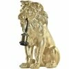 Offres 😉 Item Lampe à poser lion doré 35.5 cm 😉 -Atmosphera Soldes 8424001952137 1