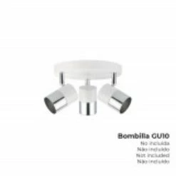 Tout neuf 😀 Philips Applique pour 1 ampoule Gu-10 Blanc argenté ⭐